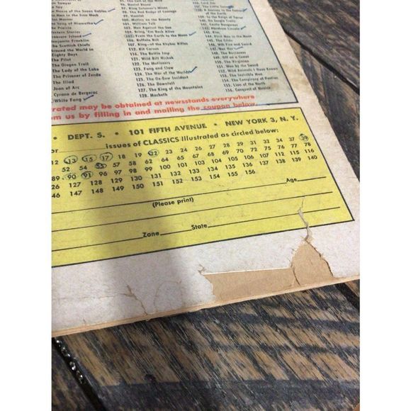 May 1949 Classics Illustrated Comic Book “20,000 League’s Under The Sea” - Picture 9 of 16